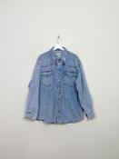 Men's Vintage Oversized Denim Shirt L/XL
