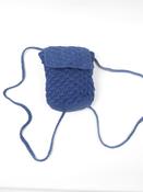 Women's Vintage Blue Crochet Back Pack