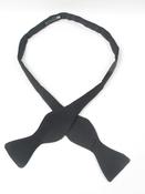 Men's Vintage Black Bow Tie 17" image