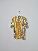 Men's Vintage Yellow Hawaiian Shirt XL image