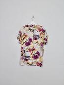 Women's Vintage Printed Blouse Top M/L image