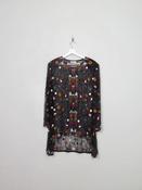 Women's Vitage Black Beaded &amp; Embroidered Jacket S-L image