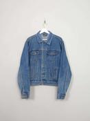 Men's Vintage Italian Blue Denim Jacket M image