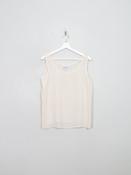 Vintage Women's Cream Silk Cami Style Top L