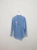 Men's Vintage Denim Shirt With Logo S image