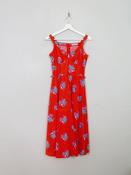 Vintage Red printed Floral Betty Barclay Dress XS image