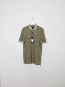 Men's Vintage Raw G Star Green Polo Top New S