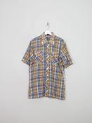 Men's Vintage Brown 70s Shirt M