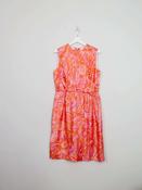 Vintage Colurful Printed 1960s Dress By Wendy M image