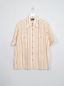 Mens Vintage Striped Cotton Shirt XL image