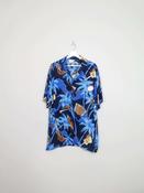 Men's Vintage Blue Hawaiian Shirt XL image