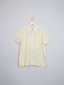 Mens Lemon Yellow Vintage 50s Shirt XL image