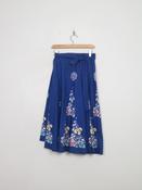Blue Vintage Wrap Over Skirt S