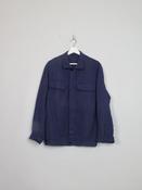 Mens Vintage Navy Work Bomber Jacket S/M image