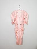 Vintage Peach 1980s Dress M/L