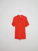 Women's Vintage Red Shirt Jacket S