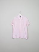 Mens Vintage Pink Short Sleeved Shirt M image