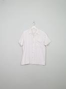 Mens Cream Vintage 1960s Shirt M image