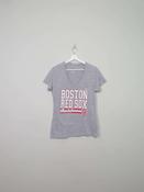 Women's Vintage Grey Boston Red Sox T-shirt S/M image