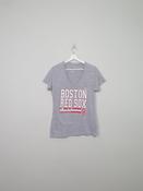 Women's Vintage Grey Boston Red Sox T-shirt S/M image