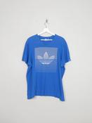 Men's Vintage Blue Adidas T-shirt  L/XL