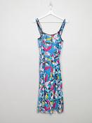 Vintage Graphic Print Cotton Summer Dress S/M image