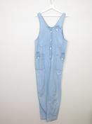 Womens Vintage Poplin Cotton Jumpsuit  S/M image