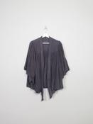 Women's Vintage 70s Cheesecloth Waterfall Jacket S/M