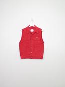 Mens Red Wrangler Denim Gilet XS/S image