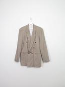 Mens Khaki Beige 80s Jacket XS/36" image