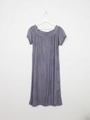 Vintage Charcoal Black Linen Mix Antique Nightdress S-L image