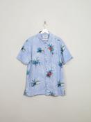 Men's Vintage Blue Hawaiian Billabong Shirt XL