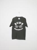 Mens Vintage Green Tshirt With Logo M image