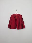Women's Vintage Silk Wine Jacket S