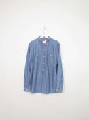 Mens Vintage Blue Levi's Denim Shirt XL image