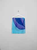 Women’s Vintage Turquoise Silk Scarf