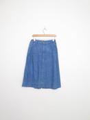 Vintage Blue Denim Lee Cooper Skirt 28" W / S image