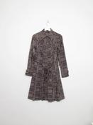 Vintage 70s Printed Shirt Dress XS image