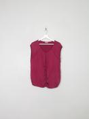 Women's Silk Burgundy No Mans Land Top M/38