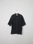 Men's Vintage Black Short Sleeved Shirt XL/XXL