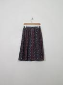 Vintage Printed 1970s Skirt S