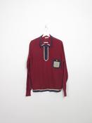 Mens Vintage Italian Polo Jumper M image