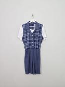 Vintage 1980s Shorts Jumpsuit S/M