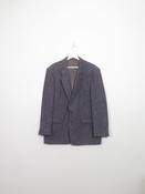 Mens Vintage Blue Check Harris Tweed Jacket 42" image