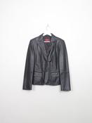 Womens Vintage Black Leather 90s/2000s Jacket S image