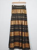 Vintage Brocade Gold &amp; Black Robert Jansen Skirt XS image