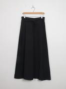 Vintage Black Long Wide Full Skirt 30" W/S image