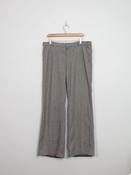 Mens Vintage Green Tweed Flared Trousers 34" W image