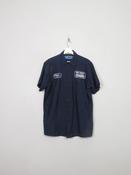 Men's Vintage Navy Work Shirt L