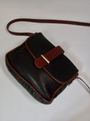 Womens Vintage Leather Chesneau Cross Body Bag image